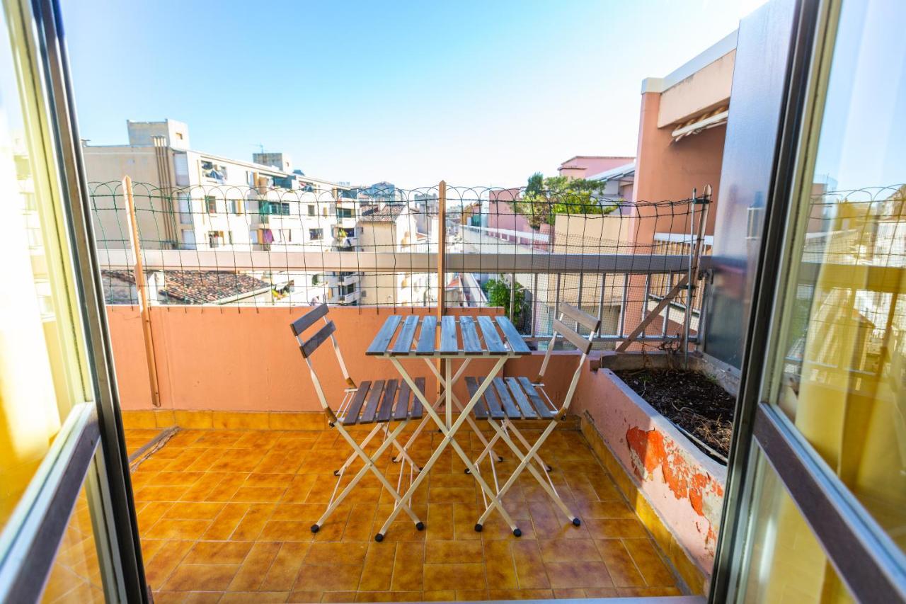 Ferienwohnung Superbe 100M2 - 2 Balcons - Proche Gare - Climatise Marseilles Exterior foto